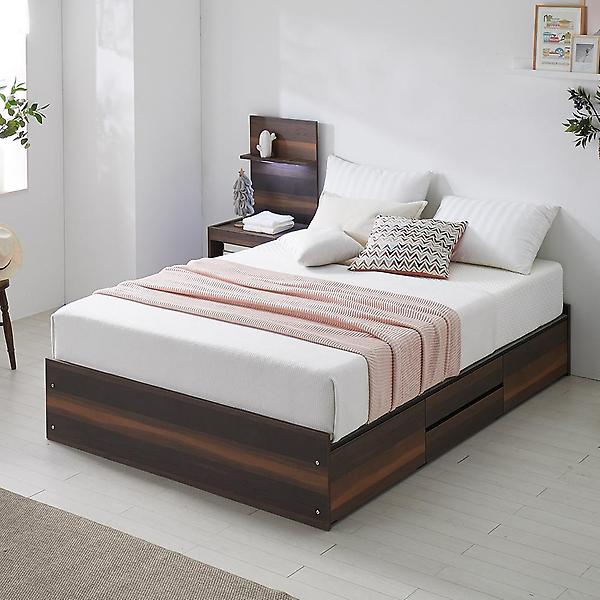  아이앤 레버티 무헤드 수납 침대 프레임 퀸 SY