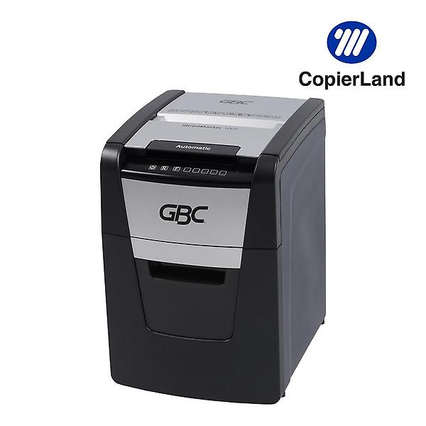  문서세단기 GBC ShredMaster 100X 자동급지 최대 100매 34L 사무실파쇄기 종이세절기 서류분쇄기