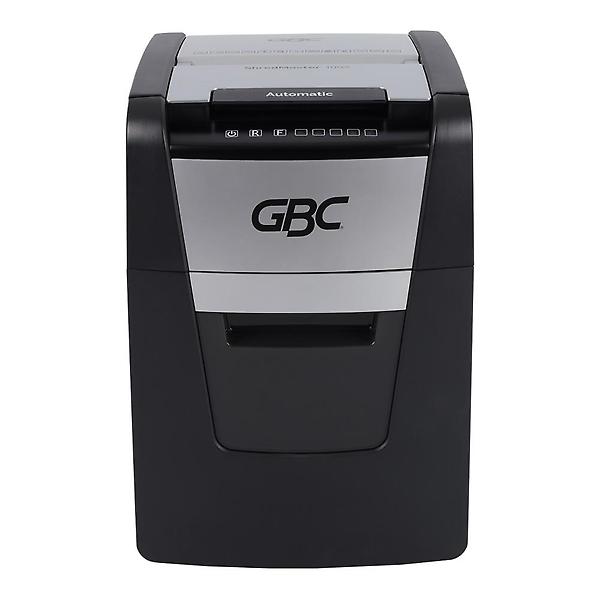  문서세단기 GBC ShredMaster 100X 자동급지 최대 100매 34L 사무실파쇄기 종이세절기 서류분쇄기