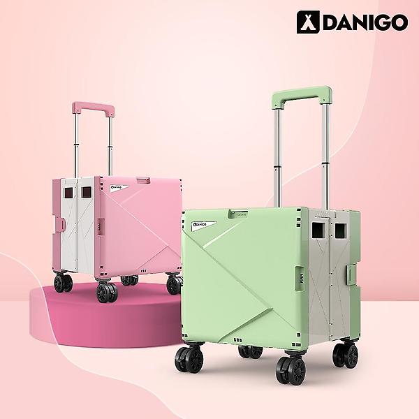  [다니고] 접이식 장바구니 시장 쇼핑 핸드 캐리어 마트 폴딩 카트 대형