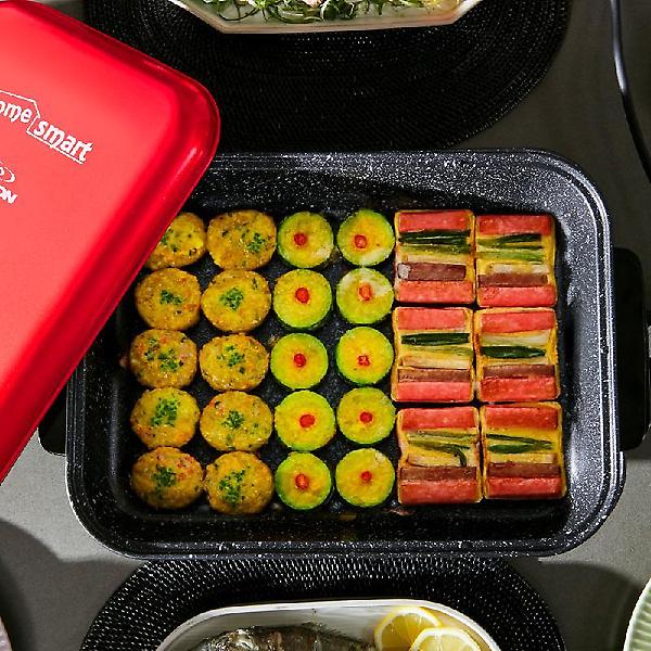  대원 가정용 대형 고기불판 팬 전기그릴 와이드 그릴팬 명절 전부치기 요리