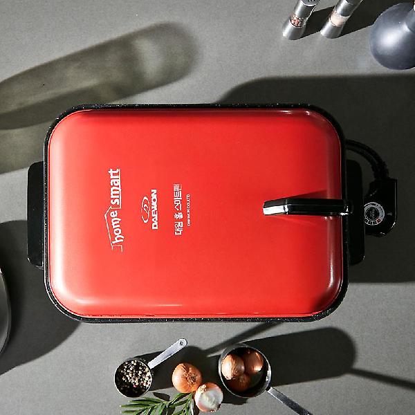  대원 가정용 대형 고기불판 팬 전기그릴 와이드 그릴팬 명절 전부치기 요리