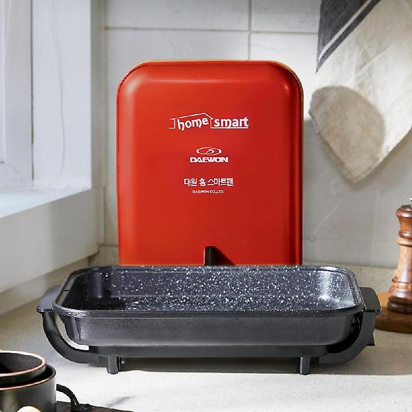  대원 가정용 대형 고기불판 팬 전기그릴 와이드 그릴팬 명절 전부치기 요리