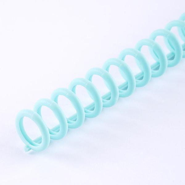  루즈링 12mm 민트 10개입 30공 루즈리프 바인더링 셀프제본