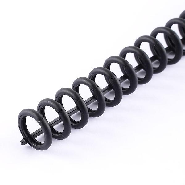  루즈링 12mm 블랙 10개입 30공 루즈리프 바인더링 셀프제본