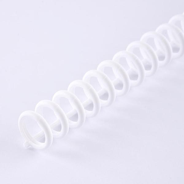  루즈링 12mm 화이트 10개입 30공 루즈리프 바인더링 셀프제본