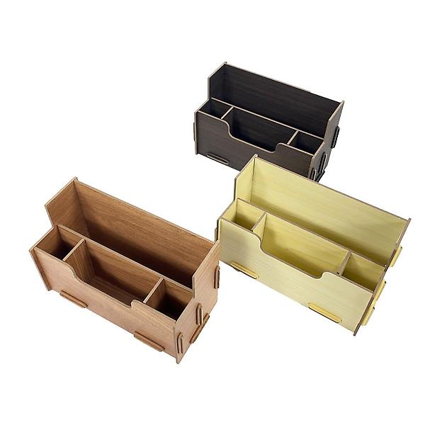  올지 우드 필기구정리함 연필꽂이 연필통 펜 꽂이 사무실 책상