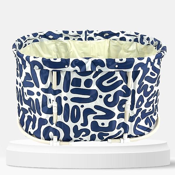  올지 원터치 접이식욕조 이동식 욕조 오발형 반신 가정용