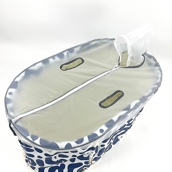  올지 원터치 접이식욕조 이동식 욕조 오발형 반신 가정용