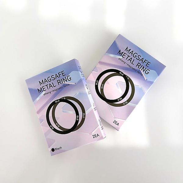  올지 1+1 초슬림 맥세이프링 맥세이프 스티커 자석 링 메탈 플레이트 철판 갤럭시 아이폰