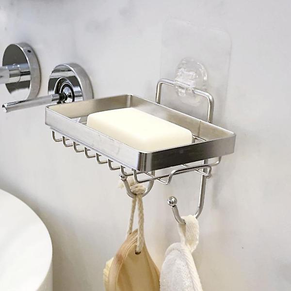  올지 무타공 비누받침대 물빠짐 비누거치대 욕실 비누 받침 케이스 트레이 곽 홀더