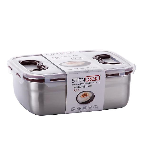  스텐락 국산 스텐밀폐용기 스텐김치통 클래식 핸디 4호 7.4L