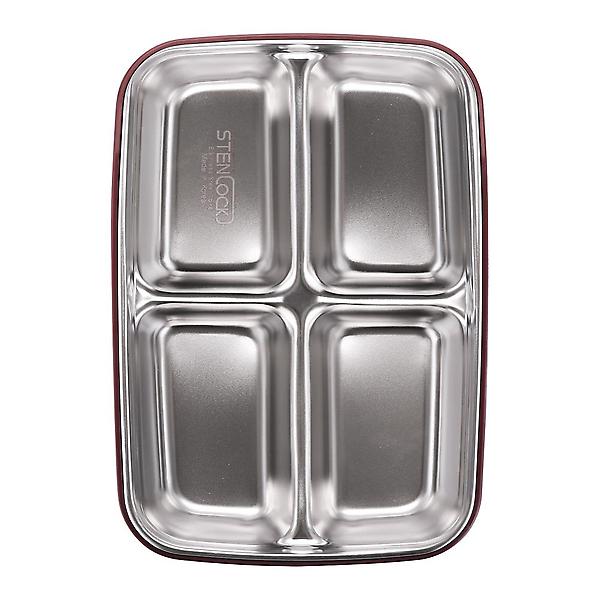  스텐락 국산 스텐밀폐용기 클래식 사각찬합 4구(낮은형)