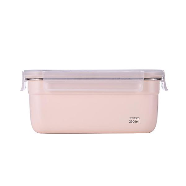  스텐락 국산 스텐밀폐용기 아르떼 블라썸 직사각 6-2호 2000ml