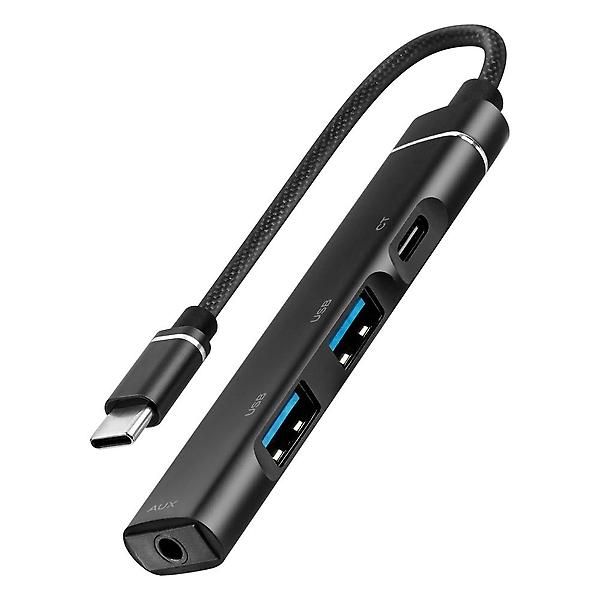  스마텍 4in1 C타입 맥북 노트북 아이패드 멀티 허브 포트 ST-UH200