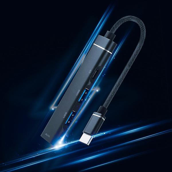  스마텍 4in1 C타입 맥북 노트북 아이패드 멀티 허브 포트 ST-UH200