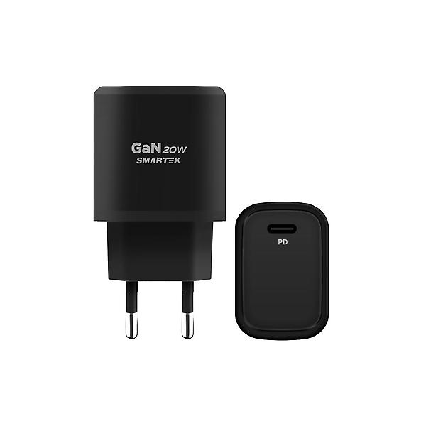 스마텍 20W C타입 고속 GAN 충전기 어댑터 STQC-GAN20W