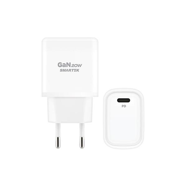  스마텍 20W C타입 고속 GAN 충전기 어댑터 STQC-GAN20W