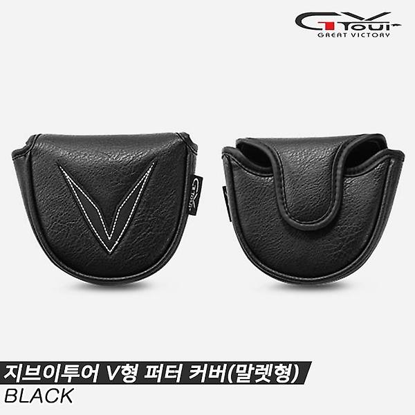  [지브이투어정품]2023 지브이투어 V형 퍼터 커버[블랙/말렛형][남여공용]
