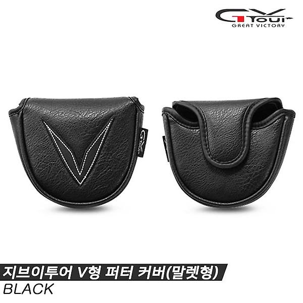  [지브이투어정품]2023 지브이투어 V형 퍼터 커버[블랙/말렛형][남여공용]