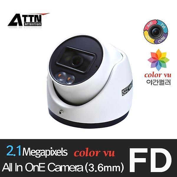  [ FD ] 올인원 [200만화소] 야간 컬러뷰 돔 카메라 3.6mm WarmLight Led