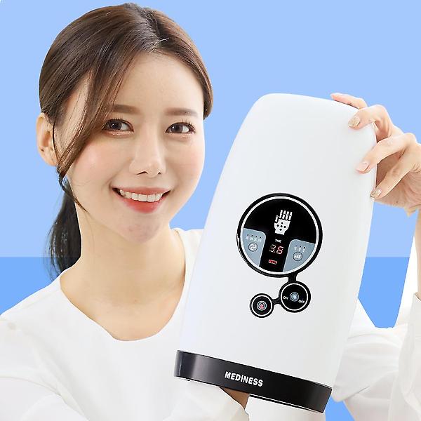  휴먼터치 온열 손마사지기 핸드케어 손안마기 쇼핑백 포함 MVP-7790