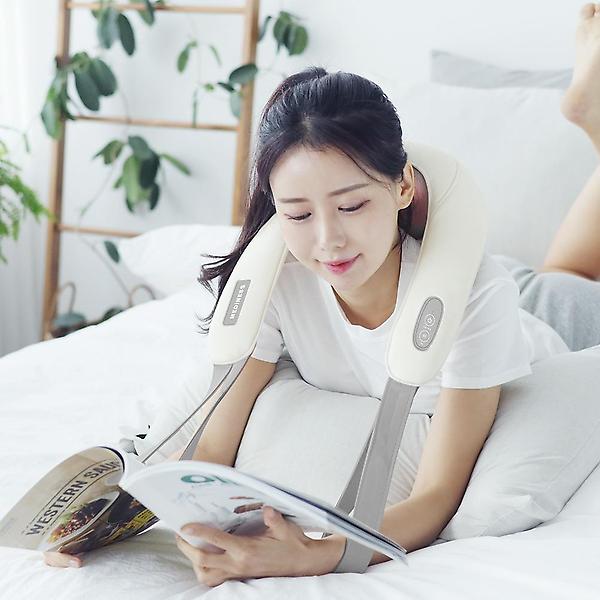  프리넥 무선 온열 목 어깨 승모근 안마기 MD-889
