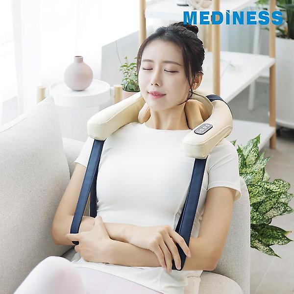  러블리 무선 온열 목 어깨 승모근 안마기 MVP-666