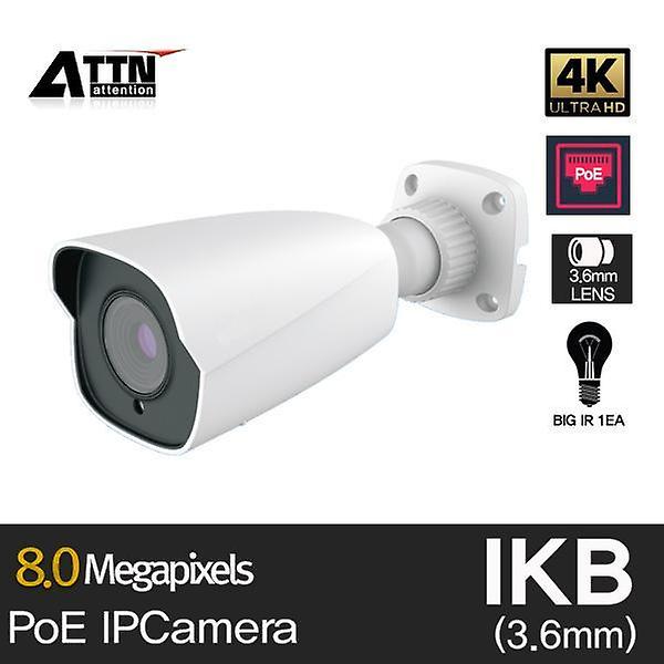  [ IKB ] IP POE [4K] 적외선 뷸렛 카메라 3.6mm Array Big IR 2pcs MicroSD 지원 마이크 내장