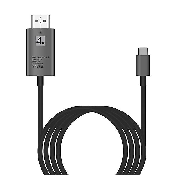  C타입 HDMI 티비 미러링 케이블 2m 4K 60Hz 스마트폰 TV 회의용 연결