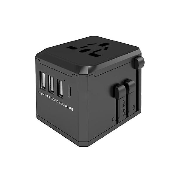  포램 4포트 USB PD 해외 여행 어댑터 돼지코 콘센트 변환기 변압기 110V 220V