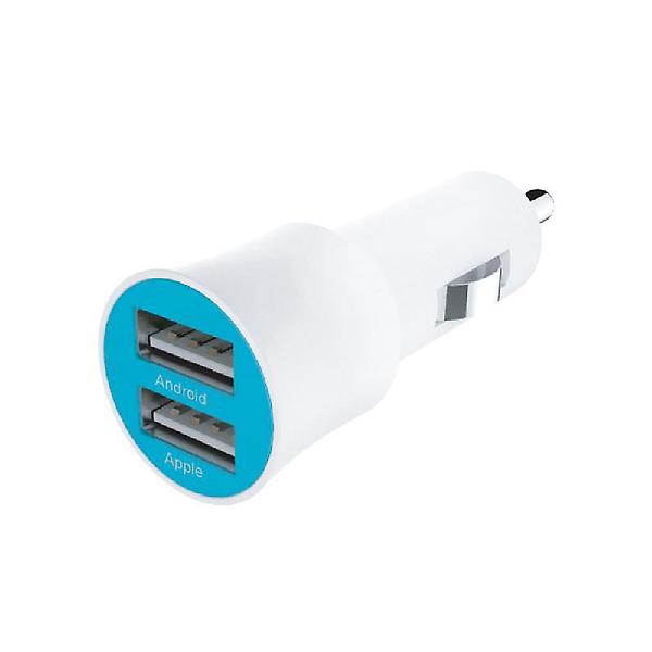  랏앤스카이 2.4A 듀얼 시거잭 USB 차량용 고속 충전기 C타입 케이블 세트 CC-08