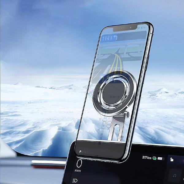  포램 맥세이프 길이조절 차량용 거치대 슬라이딩 자석 부착형 플레이트링 포함 MAG-CH4