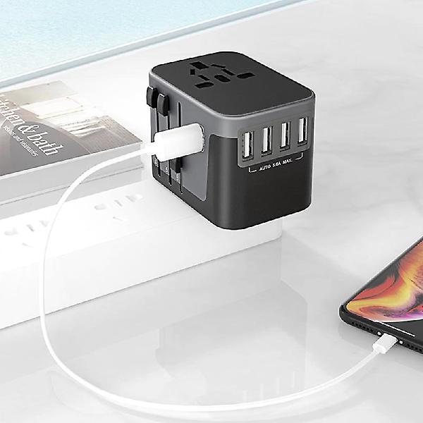  포램 5포트 해외 여행 어댑터 USB-C 돼지코 콘센트 110V 220V TA-04