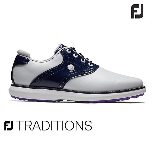  풋조이 2024  FJ 트레디션스(FJ TRADITIONS) 스파이크리스 골프화[97899/W][여성용]