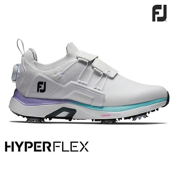  풋조이 2024  하이퍼플렉스(HYPERFLEX) 보아 골프화[98170/W/화이트+퍼플+블루][여성용]