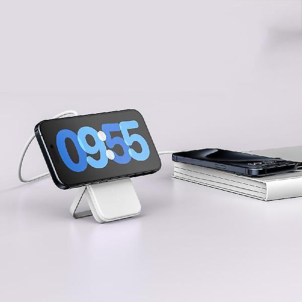  베로맥 5000mAh 맥세이프 지원 유/무선 보조배터리 일체형 급속 충전 PB-03