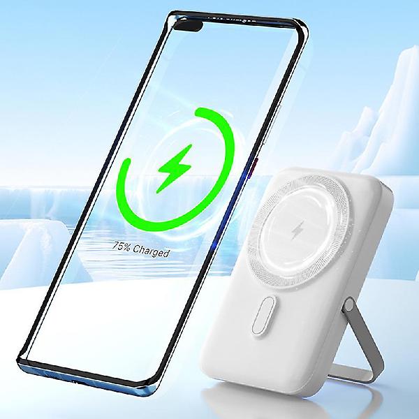  베로맥 5000mAh 맥세이프 지원 유/무선 보조배터리 일체형 급속 충전 PB-03