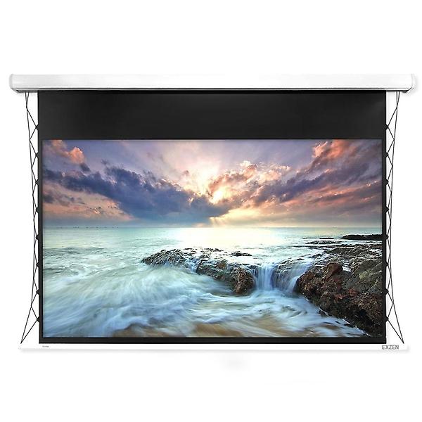  엑스젠 150인치 16:9 탭텐션 전동스크린 EXZEN EV-SPR150W