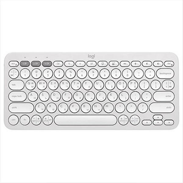  로지텍 K380S 무선 블루투스 키보드 화이트