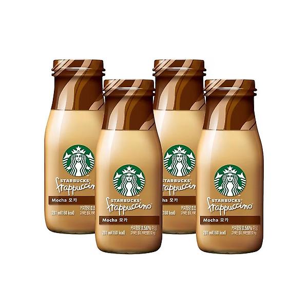  스타벅스 병커피 프라푸치노 모카 281ml x 8병 (4개x2팩)