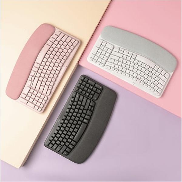  로지텍코리아 로지텍 WAVE KEYS 무선 인체공학 키보드 화이트
