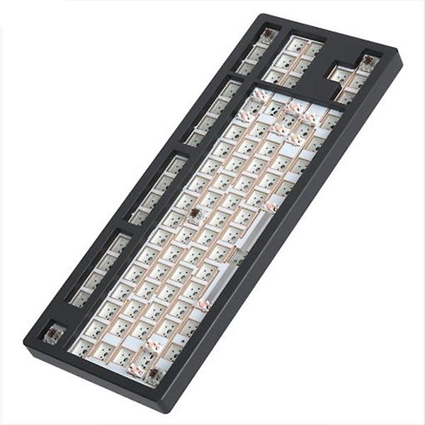  SPM AL87B 풀 알루미늄 텐키리스 TKL 핫스왑 커스텀 기계식 키보드 베어본 DIY키트 블랙