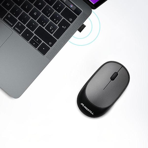  맥스틸 GM-BM101B 무선 블루투스 무소음 마우스 사무용 태블릿PC 스마트폰호환