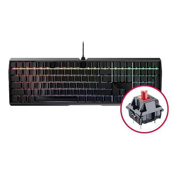  체리 MX 3.0S RGB  게이밍 기계식 키보드 블랙 적축