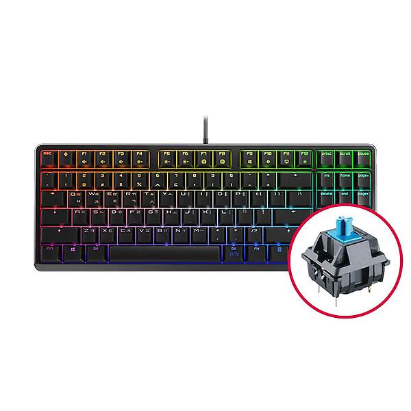  체리 G80-3000S TKL RGB 기계식 키보드 블랙 청축