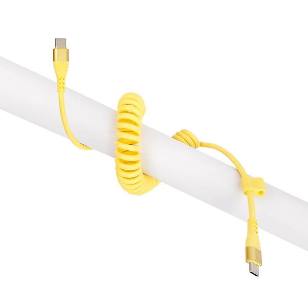  스마텍 C타입 USB 초고속 충전 스프링 케이블 4색 STCB-S1
