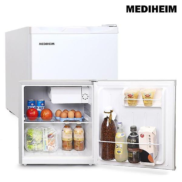   메디하임 49리터 컴프레셔3년무상AS 냉장고 MHR-50G 화이트/실버 사무실 소형 원룸 미니
