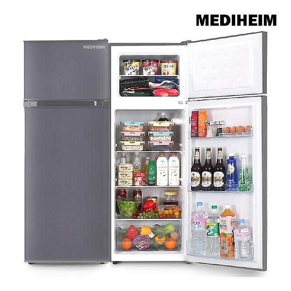   메디하임 203리터 컴프레셔3년무상AS 냉장고 MHR-230GR 화이트/실버 사무실 소형 미니 원룸