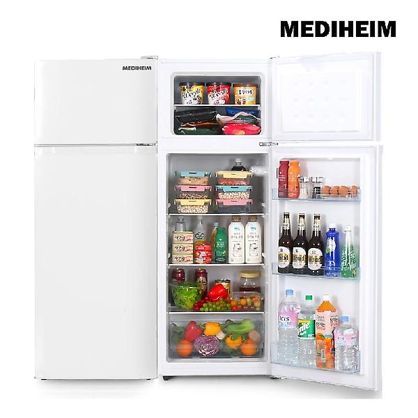   메디하임 203리터 컴프레셔3년무상AS 냉장고 MHR-230GR 화이트/실버 사무실 소형 미니 원룸